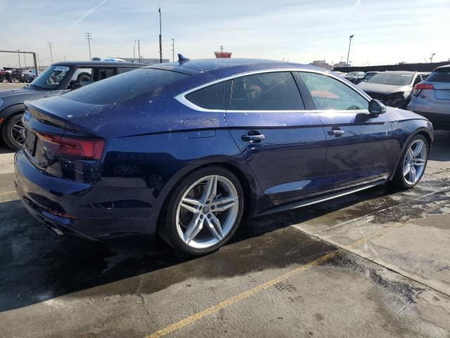 WAUENCF58KA073025 - 2019 AUDI A5 PREMIUM PLUS S-LINE BLUE photo 3