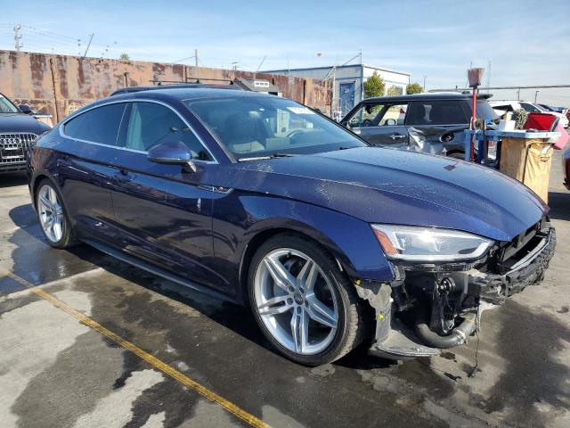 WAUENCF58KA073025 - 2019 AUDI A5 PREMIUM PLUS S-LINE BLUE photo 4