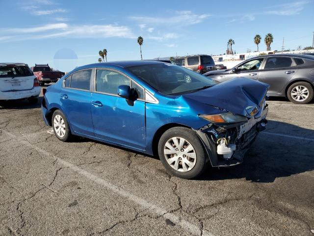 19XFB2F52CE318975 - 2012 HONDA CIVIC LX BLUE photo 4