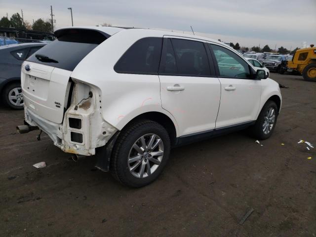 2FMDK4JC0CBA25216 - 2012 FORD EDGE SEL WHITE photo 3