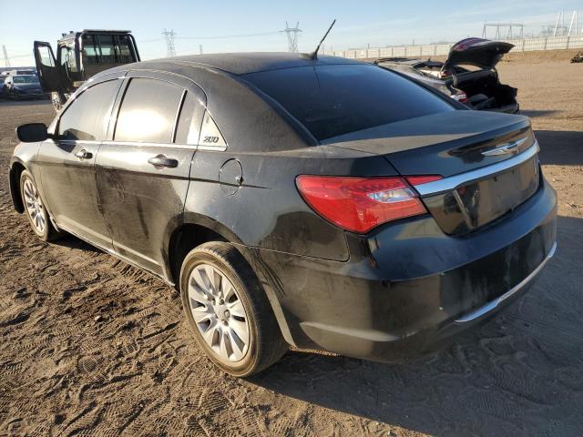 1C3BC4FBXBN589147 - 2011 CHRYSLER 200 LX BLACK photo 2