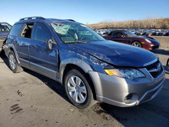 4S4BP60C487324844 - 2008 SUBARU OUTBACK BLUE photo 4