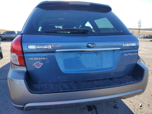 4S4BP60C487324844 - 2008 SUBARU OUTBACK BLUE photo 6