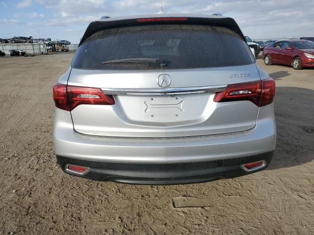 5FRYD4H46EB036160 - 2014 ACURA MDX TECHNOLOGY SILVER photo 6