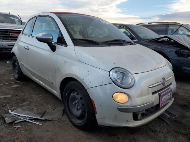 3C3CFFER4CT237494 - 2012 FIAT 500 LOUNGE WHITE photo 4