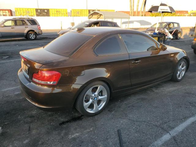 WBAUP9C53CVL91772 - 2012 BMW 128 I BROWN photo 3