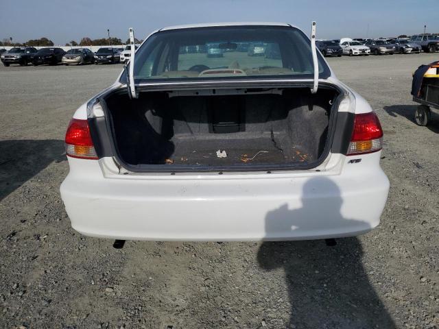 1HGCG16512A061129 - 2002 HONDA ACCORD EX WHITE photo 6