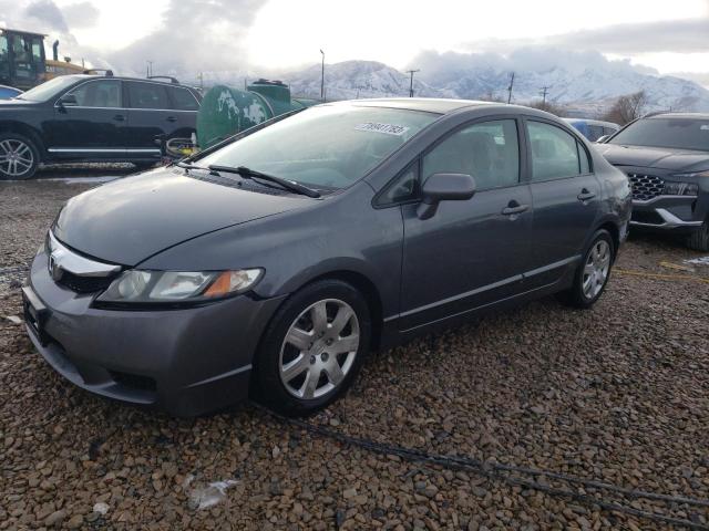 19XFA16559E037677 - 2009 HONDA CIVIC LX GRAY photo 1