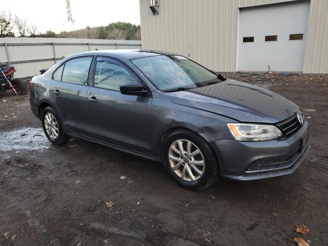 3VWD17AJXFM233224 - 2015 VOLKSWAGEN JETTA SE SILVER photo 4