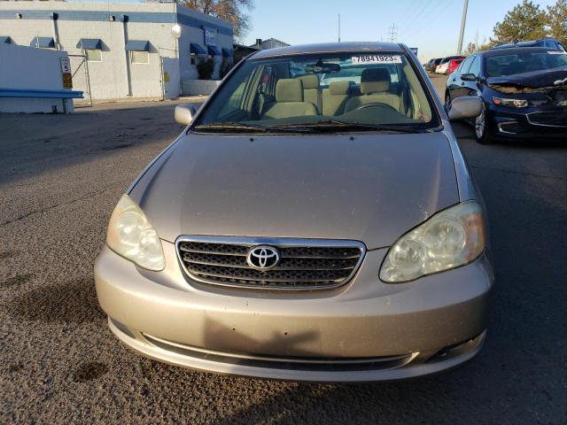 2T1BR32E15C379306 - 2005 TOYOTA COROLLA CE BEIGE photo 5