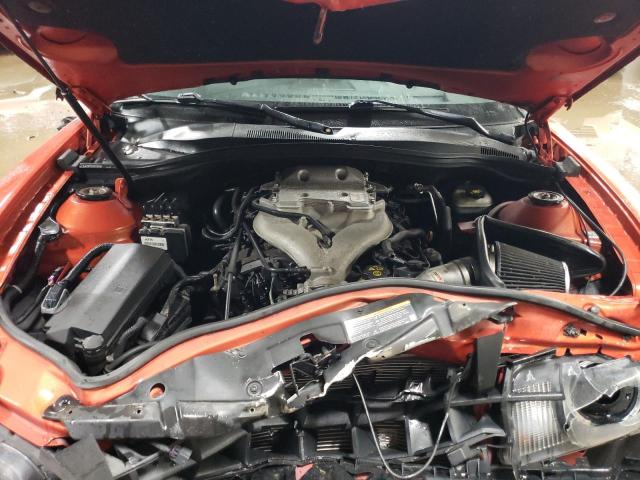 2G1FC1ED6B9120180 - 2011 CHEVROLET CAMARO LT ORANGE photo 11