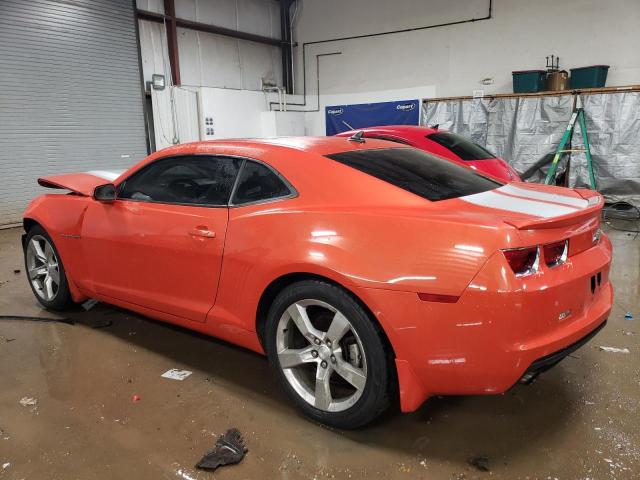 2G1FC1ED6B9120180 - 2011 CHEVROLET CAMARO LT ORANGE photo 2