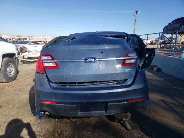 1FAHP2MK6EG146378 - 2014 FORD TAURUS POLICE INTERCEPTOR BLUE photo 6