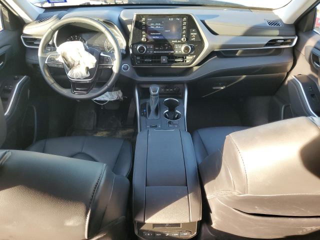 5TDGZRAH4MS054644 - 2021 TOYOTA HIGHLANDER XLE BURGUNDY photo 8