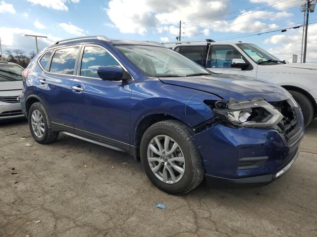 KNMAT2MT5HP501237 - 2017 NISSAN ROGUE S BLUE photo 4