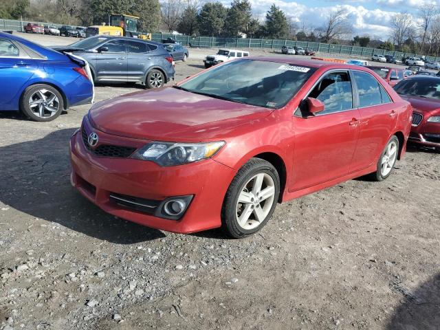 4T1BF1FKXDU684605 - 2013 TOYOTA CAMRY L RED photo 1
