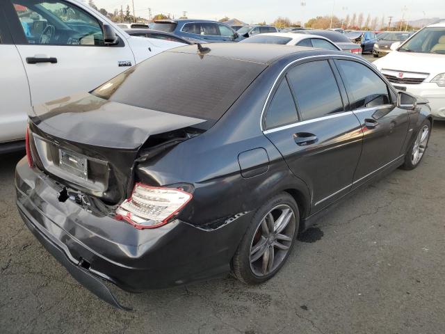 WDDGF4HB0CR202286 - 2012 MERCEDES-BENZ C 250 BLACK photo 3