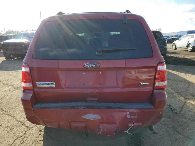 1FMCU9DG6AKA80998 - 2010 FORD ESCAPE XLT RED photo 6