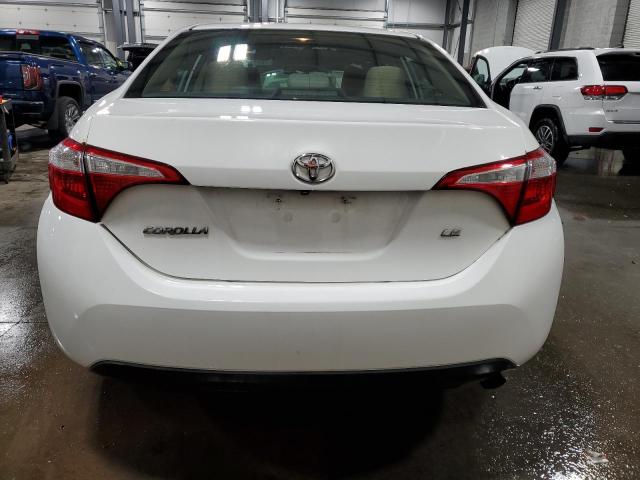 5YFBURHE2GP469608 - 2016 TOYOTA COROLLA L WHITE photo 6