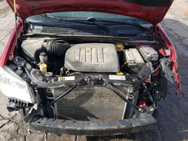 2C4RC1CGXFR673521 - 2015 CHRYSLER TOWN & COU TOURING L RED photo 12