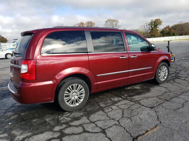 2C4RC1CGXFR673521 - 2015 CHRYSLER TOWN & COU TOURING L RED photo 3