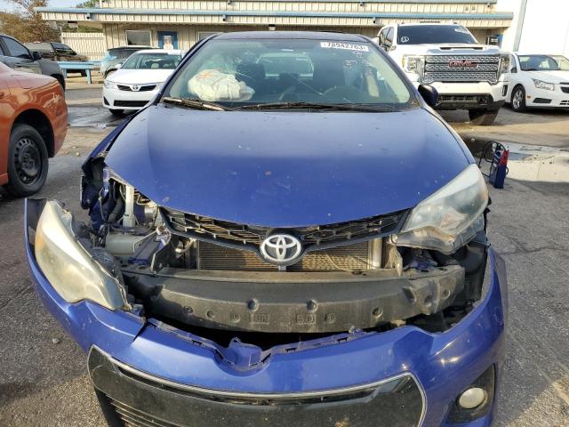 2T1BURHE5GC539246 - 2016 TOYOTA COROLLA L BLUE photo 5