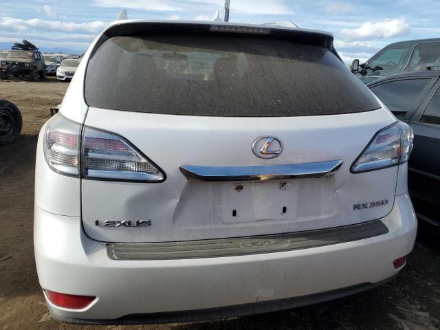 2T2BK1BA3AC053759 - 2010 LEXUS RX 350 WHITE photo 6