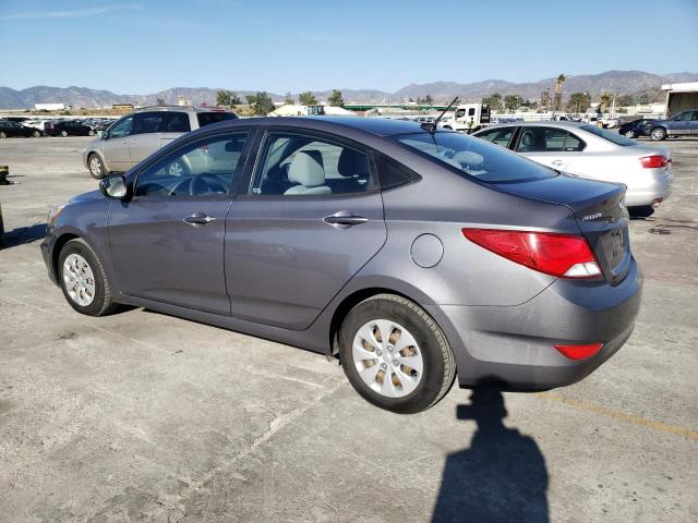 KMHCT4AE2FU796205 - 2015 HYUNDAI ACCENT GLS GRAY photo 2