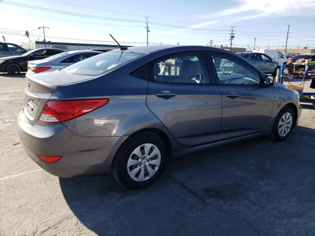 KMHCT4AE2FU796205 - 2015 HYUNDAI ACCENT GLS GRAY photo 3