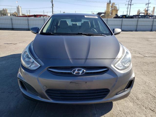 KMHCT4AE2FU796205 - 2015 HYUNDAI ACCENT GLS GRAY photo 5