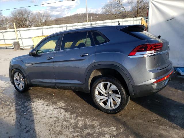 1V21E2CA9LC217960 - 2020 VOLKSWAGEN ATLAS CROS SE GRAY photo 2