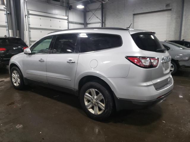 1GNKVGKDXDJ188231 - 2013 CHEVROLET TRAVERSE LT SILVER photo 2