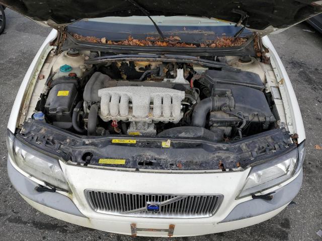 YV1TS94D611155876 - 2001 VOLVO S80 WHITE photo 11