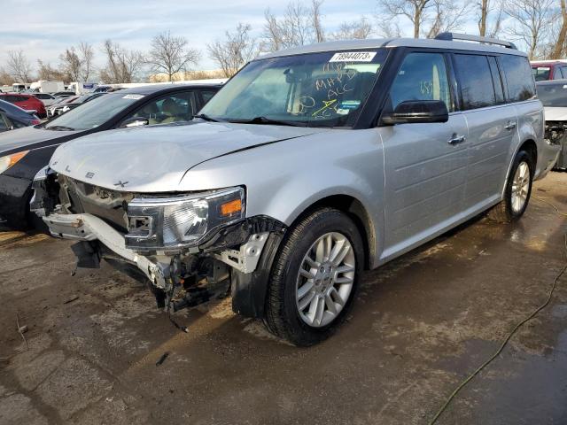 2FMGK5C88KBA06973 - 2019 FORD FLEX SEL SILVER photo 1