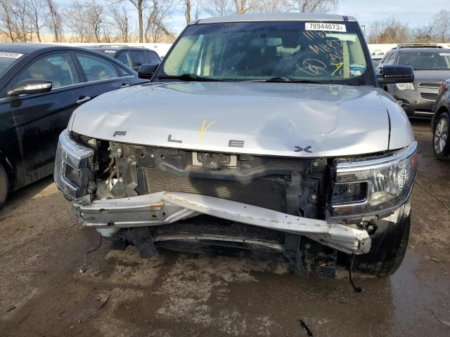 2FMGK5C88KBA06973 - 2019 FORD FLEX SEL SILVER photo 5