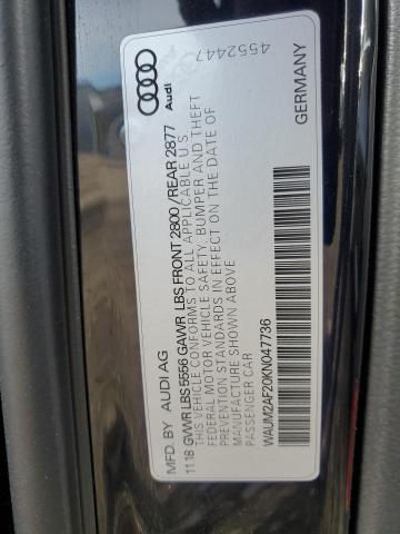 WAUM2AF20KN047736 - 2019 AUDI A6 PRESTIGE შავი ფოტო 12