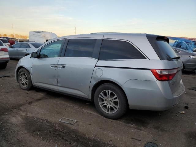 5FNRL5H6XDB021062 - 2013 HONDA ODYSSEY EXL SILVER photo 2