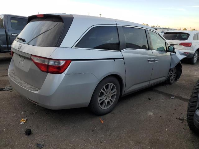 5FNRL5H6XDB021062 - 2013 HONDA ODYSSEY EXL SILVER photo 3