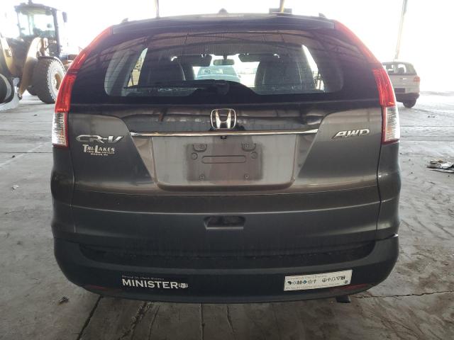 2HKRM4H79EH668605 - 2014 HONDA CR-V EXL GRAY photo 6