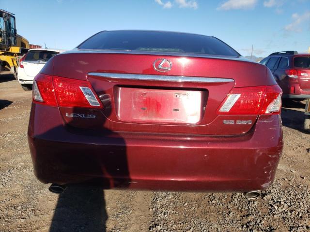 JTHBJ46G882165312 - 2008 LEXUS ES 350 RED photo 6