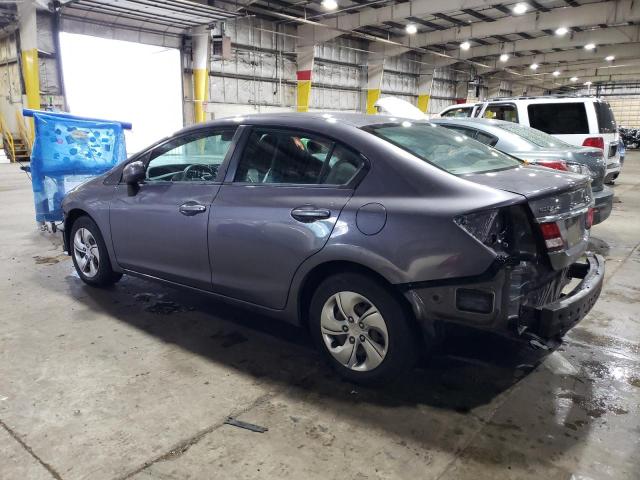 19XFB2F59FE293173 - 2015 HONDA CIVIC LX GRAY photo 2