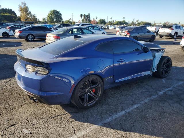 1G1FE1R7XK0143437 - 2019 CHEVROLET CAMARO SS BLUE photo 3