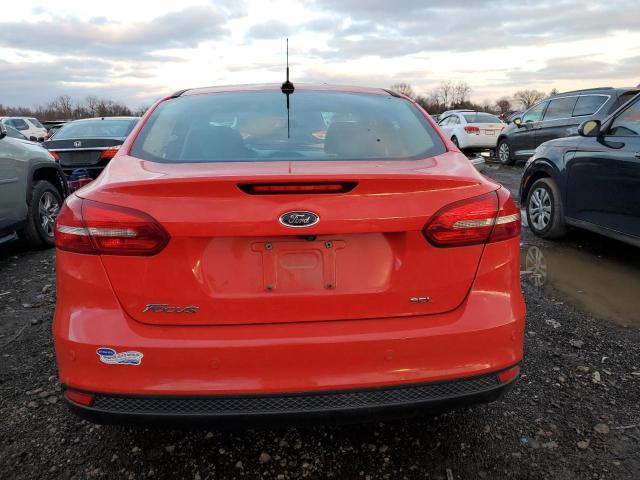 1FADP3H24HL307188 - 2017 FORD FOCUS SEL RED photo 6