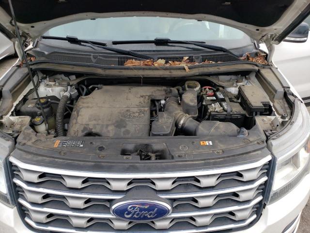 1FM5K7D86GGD33566 - 2016 FORD EXPLORER XLT WHITE photo 12