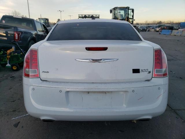 2C3CCAGT5DH505774 - 2013 CHRYSLER 300 S WHITE photo 6