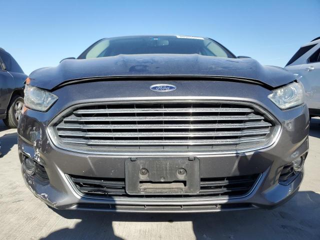 3FA6P0K93ER135519 - 2014 FORD FUSION TITANIUM GRAY photo 5