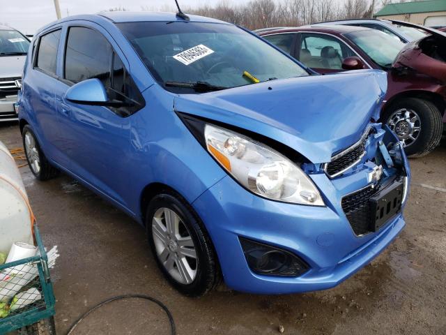 KL8CB6S99EC563178 - 2014 CHEVROLET SPARK LS BLUE photo 4