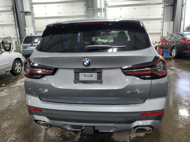 5UX53DP08P9P84734 - 2023 BMW X3 XDRIVE30I SILVER photo 6