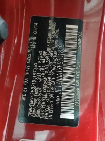 JF1ZNAA1XF9701838 - 2015 TOYOTA SCION FR-S RED photo 12