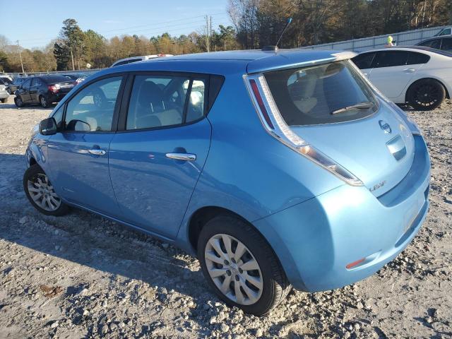 1N4AZ0CP4DC411950 - 2013 NISSAN LEAF S BLUE photo 2